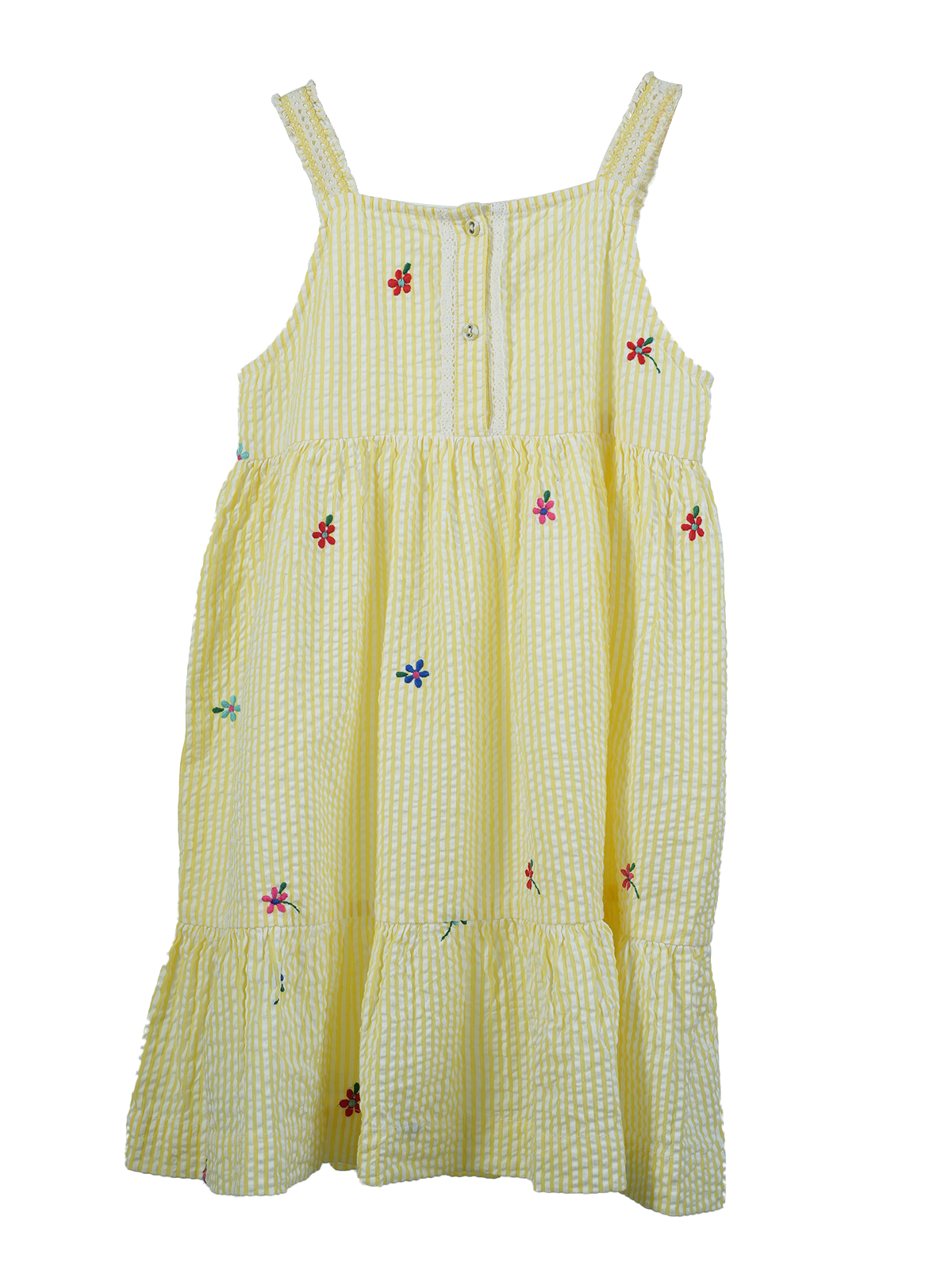 Lemonlight Floral Embroidered Dress