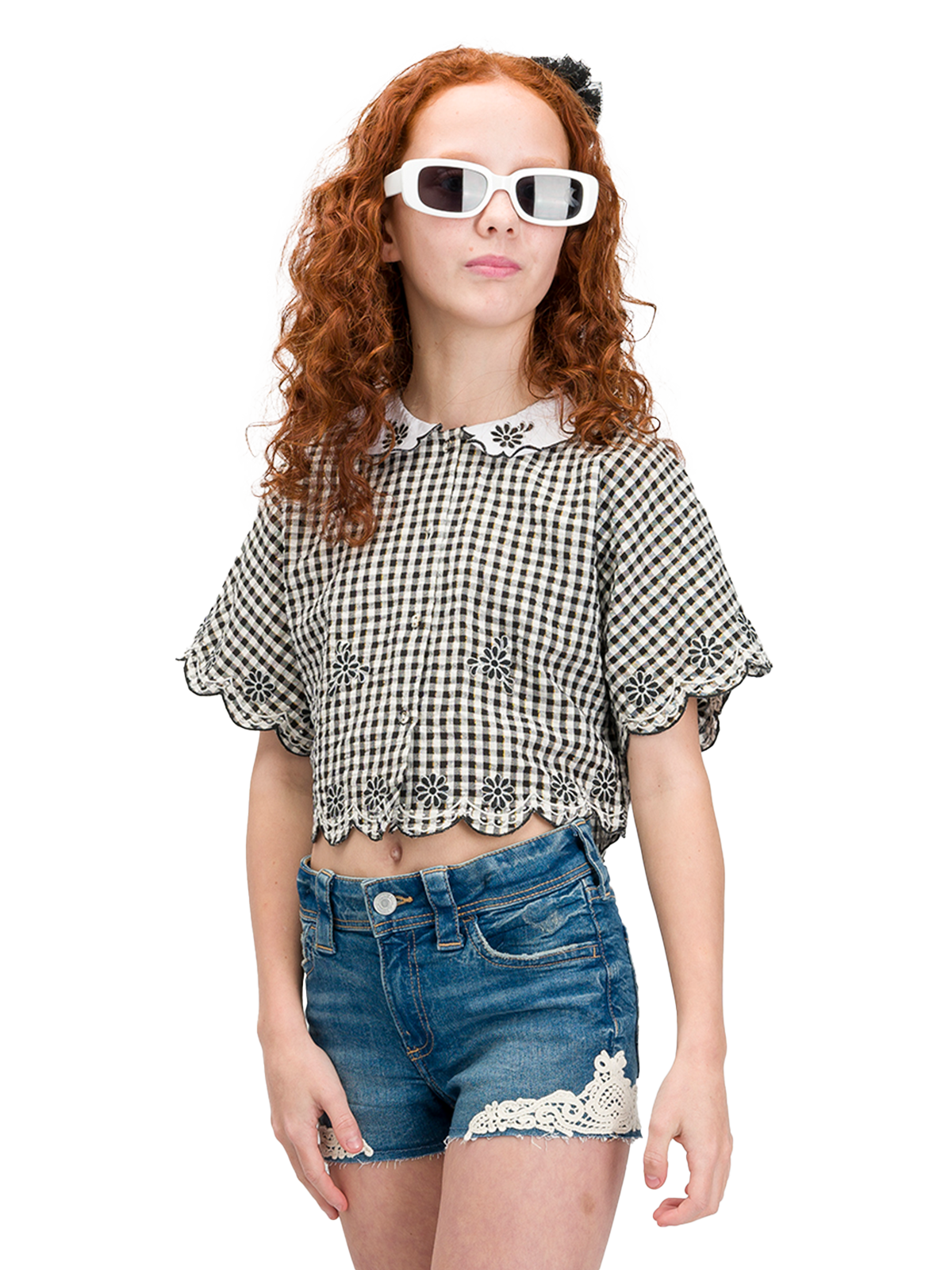 Sunberry Scallop Blouse