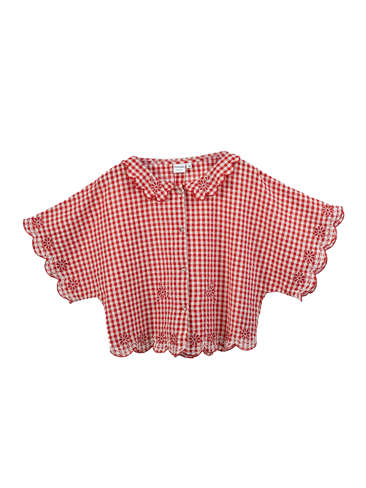 Sunberry Scallop Blouse