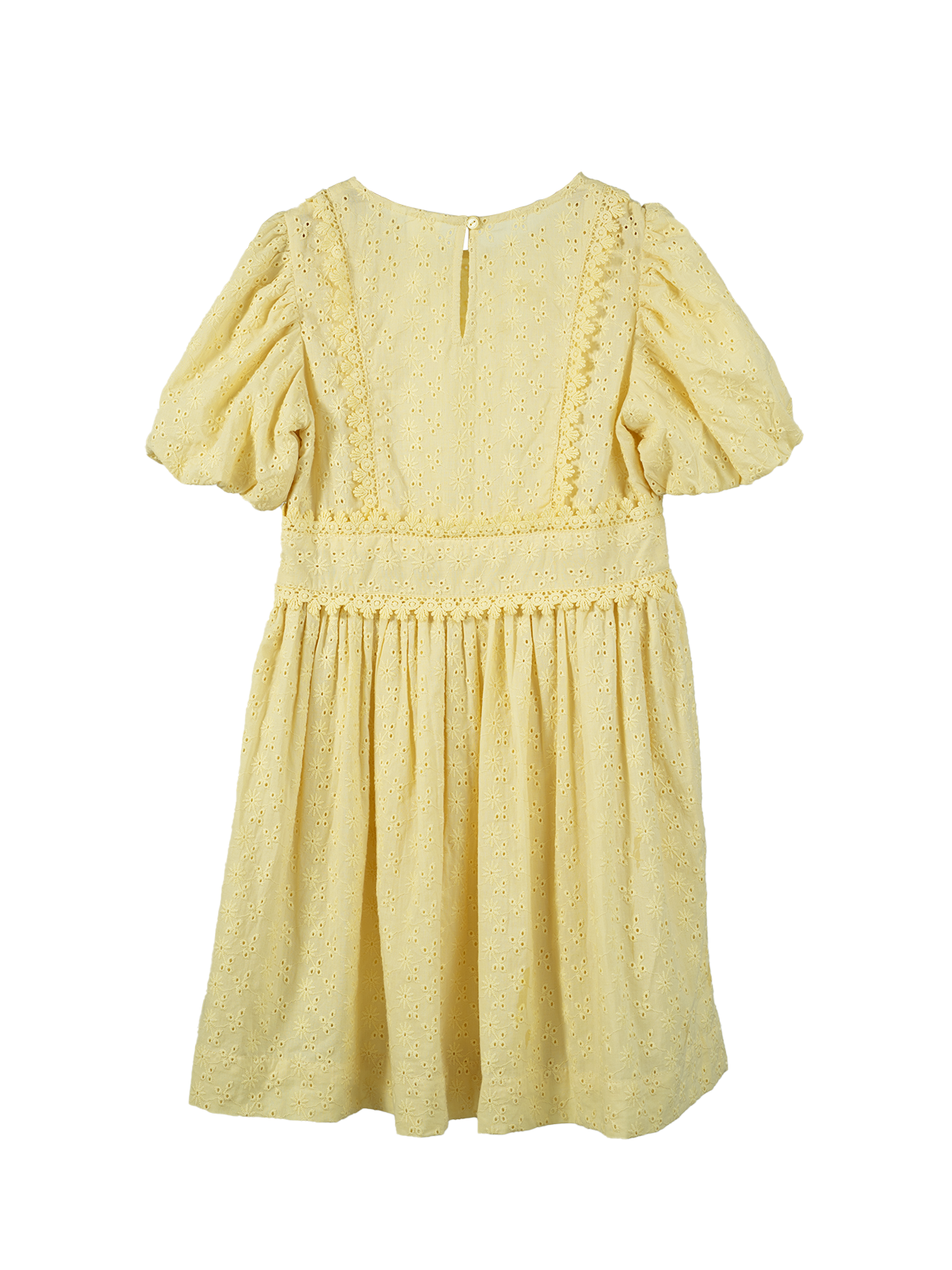 Sunshine Bloom allover  Embroidered Dress