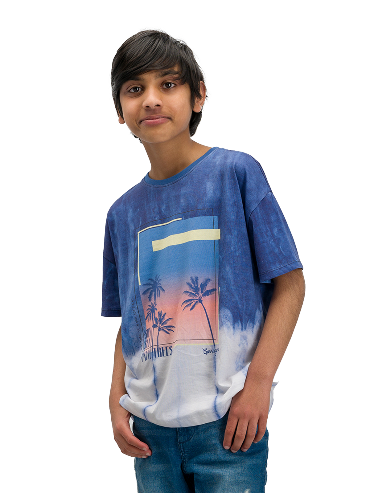 Tropic Glow Palm Tee